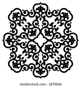 Ornamental design, digital artwork, pattern