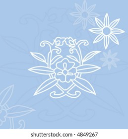 ornamental design element - vector