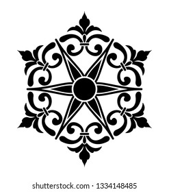 Ornamental design elements, floral design 