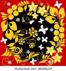 ornamental design elements on a white background