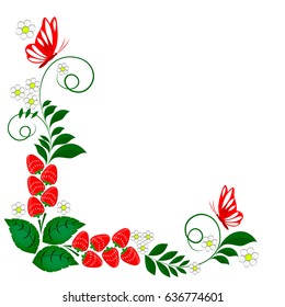 ornamental design elements on a white background