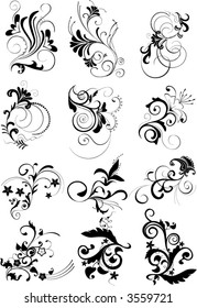 ornamental design elements - vector