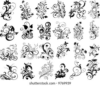 ornamental design elements - vector