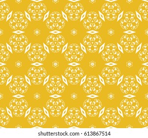 Ornamental design. Modern seamless geometry pattern. Vector illustration. Design for greeting card, fabric print, cover or page for scrapbooking, gift wrap.