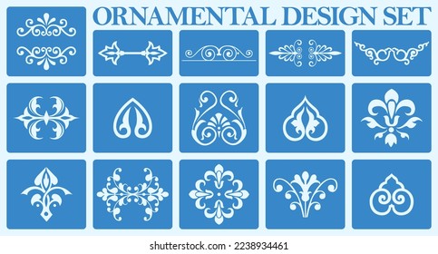 Piezas de diseño ornamental. Haz tu propio diseño.