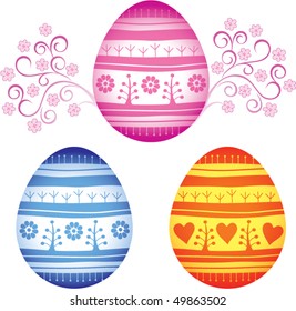 Ornamental easter eggs