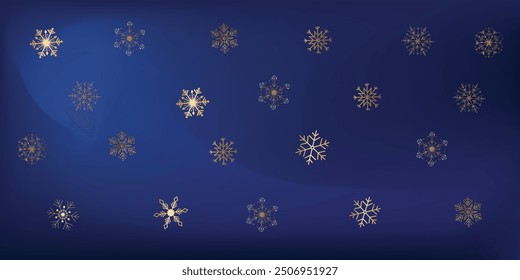 Ornamental Elements of Merry Christmas and Happy New Year. Vector illustrations for background, greeting card, Happy Holidays, season's greeting
