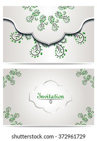 Ornamental envelope Vector Illustration