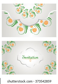 Ornamental envelope Vector Illustration