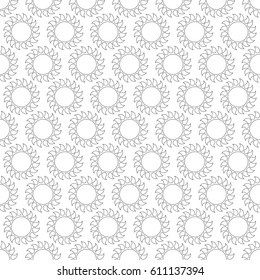 Ornamental ethnic black and white pattern. Background can be used for wallpaper, pattern fills, textile, fabric, wrapping, surface textures, coloring book for adults and kids.
