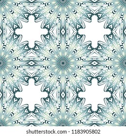 Ornamental ethnic seamless pattern. For fashion design, shawl, textile, bandanna, print, invitation card. Vector illustration