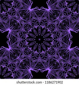 Ornamental ethnic seamless pattern. For fashion design, shawl, textile, bandanna, print, invitation card. Vector illustration