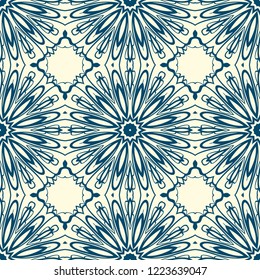 Ornamental ethnic seamless pattern. For fashion design, shawl, textile, bandanna, print, invitation card. Vector illustration.