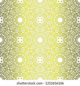 Ornamental Ethnic Seamless Pattern. For Fashion Design, Shawl, Textile, Bandanna, Print, Invitation Card. Vector Illustration