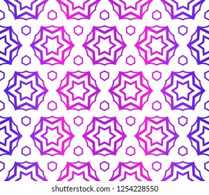Ornamental Ethnic Seamless Pattern. For Fashion Design, Shawl, Textile, Bandanna, Print, Invitation Card. Vector Illustration