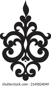 Ornamental floral abstract design which can be used for coloring pages ,background , seamless design