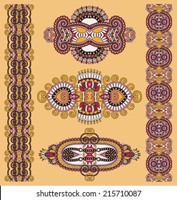 ornamental floral adornment, vector illustration