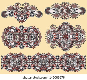 ornamental floral adornment for your design