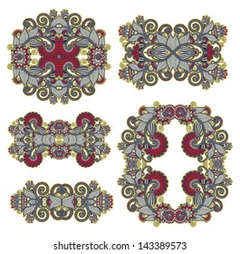 ornamental floral adornment for your design