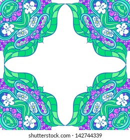 Ornamental floral background.