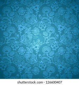 ornamental  floral  background with many details