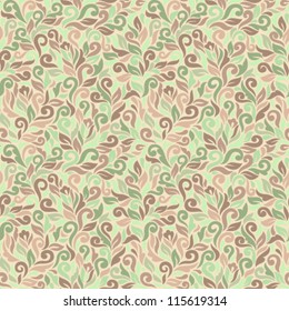 Ornamental floral background. Seamless pattern for your design wallpapers, pattern fills, web page backgrounds, surface textures.
