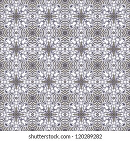 Ornamental floral background. Seamless pattern