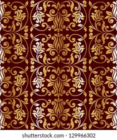 Ornamental floral background. Seamless pattern for your design wallpapers, pattern fills, web page backgrounds, surface textures.