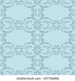 Ornamental floral background. Seamless pattern for your design wallpapers, pattern fills, web page backgrounds, surface textures.
