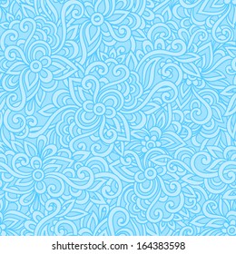 Ornamental floral background. Seamless pattern for your design wallpapers, pattern fills, web page backgrounds, surface textures.