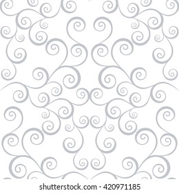 Ornamental floral background. Seamless pattern for your design wallpapers, pattern fills, web page backgrounds, surface textures.