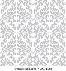 Ornamental floral background. Seamless pattern for your design wallpapers, pattern fills, web page backgrounds, surface textures.