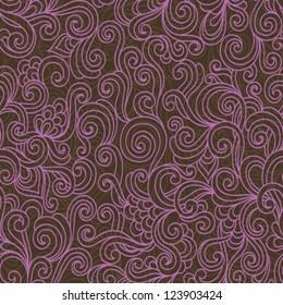 Ornamental floral background in vintage style. Seamless pattern for your design wallpapers, pattern fills, web page backgrounds, surface textures.