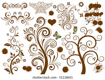 ornamental floral design