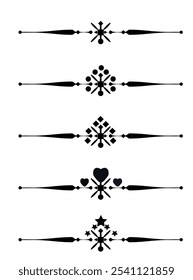  Ornamental Floral Design A classic black and white floral design element featuring elegant, curved leaves and intricate detailing. Perfect for use in decorative borders, logos