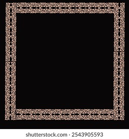 Ornamental Floral Design A classic black and white floral design element featuring elegant, curved leaves and intricate detailing. Perfect for use in decorative borders, logos