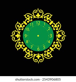 Ornamental Floral Design A classic black and white floral design element featuring elegant, curved leaves and intricate detailing. Perfect for use in decorative borders, logos