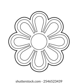  Un elemento clásico de diseño floral en blanco y negro con hojas elegantes y curvas y detalles intrincados. Perfecto para usar en bordes decorativos, logotipos