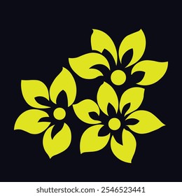  Ornamental Floral Design A classic black and white floral design element featuring elegant, curved leaves and intricate detailing. Perfect for use in decorative borders, logos