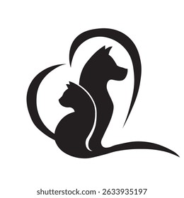 Ornamental Floral Design A classic black and white floral design element featuring elegant, curved leaves and intricate detailing. Perfect for use in decorative borders, logos