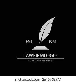 Ornamental Floral Design A classic black and white floral design element featuring elegant, curved leaves and intricate detailing. Perfect for use in decorative borders, logos