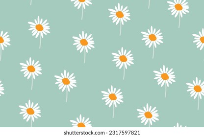 Ornamental Floral flower seamless pattern print vector illustration