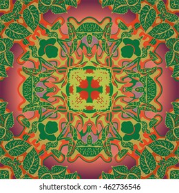 Ornamental floral lace pattern. Texture with flowers