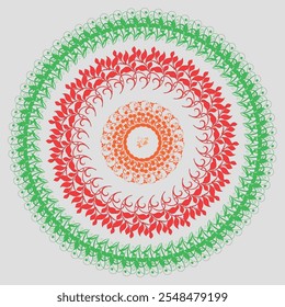 Ornamental Floral Mandala Illustration Art