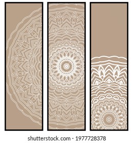 ornamental floral mandala. Original design with geometric background. Vector card template. Design for Ramadan holiday, New year greeting, beauty spa salon, wedding, save the date