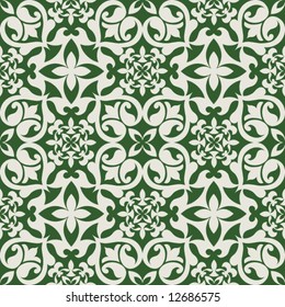 patrón floral ornamental