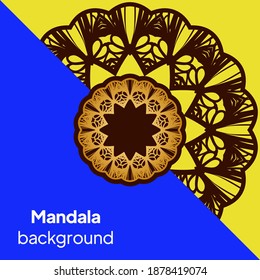 Ornamental Floral Pattern. Hand Draw Mandala. Decorative Elements. Illustration. Anti-Stress Therapy Pattern. Oriental Pattern. Indian, Moroccan, Mystic, Ottoman Motifs.