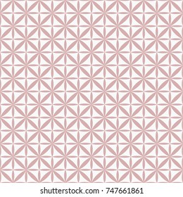 Ornamental floral tiles seamless vector pattern. Abstract geometric background.