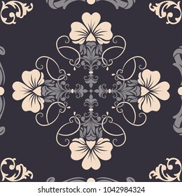 ornamental floral vector