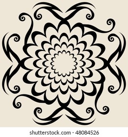 ornamental flourish design element